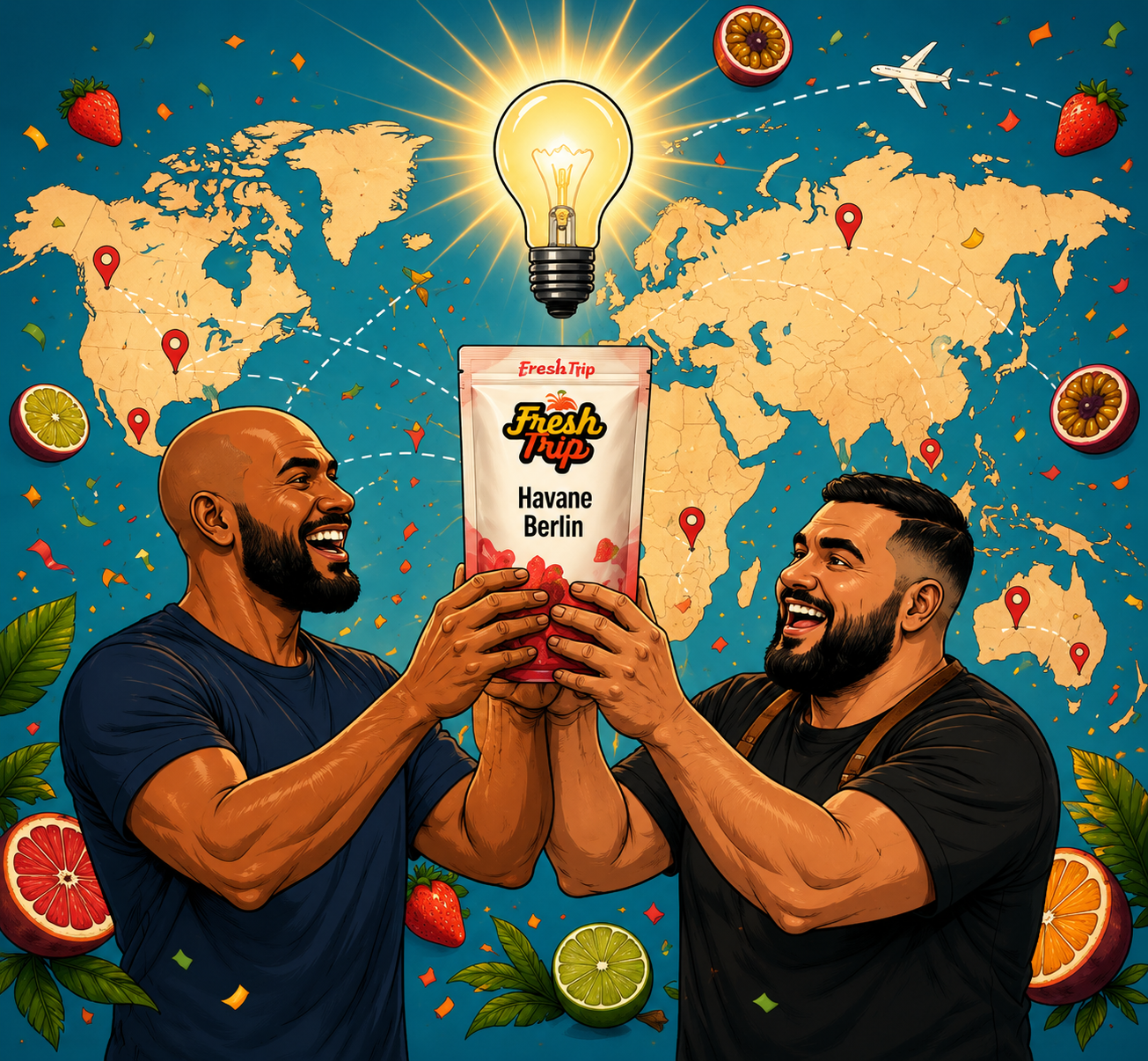 La découverte du concept — illustration de l'aventure FreshTrip